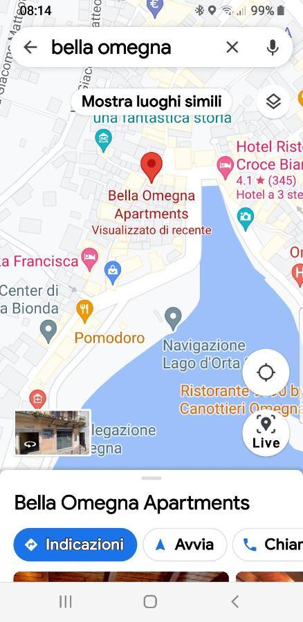Bella Omegna Apartments Exterior foto